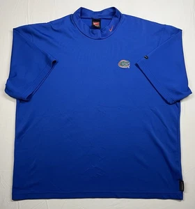 Florida Gators Shirt Nike Dri Fit Y2K Mock Neck Kurzarm Blau Herren XL - Bild 1 von 6