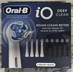 Cabezal de cepillo de dientes de repuesto Oral-B iO Deep Clean, 9 unidades - Imagen 1 de 1