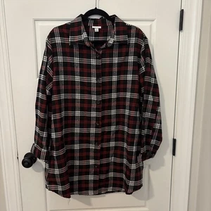 Lularoe Abigail Flannel Shacket Retail $50 (pockets) - XL - Item#131 - Picture 1 of 10