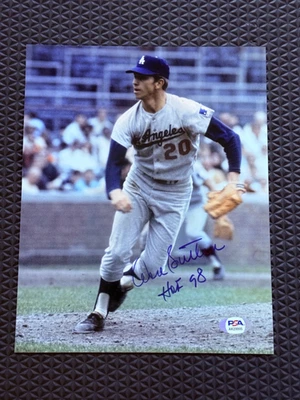 Don Sutton Signed Autograph 8x10 Photo Los Angeles Dodgers HOF 98  PSA DNA - Image 1 of 3