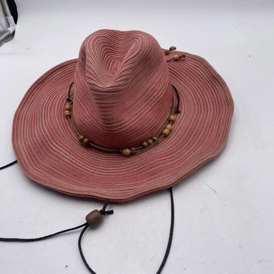 Sombrero para mujer Sunday Afternoons estilo occidental rojo UPF 50+ moldeable OSFM Foto 1 de 4