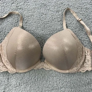 Victoria Secret Bra 34C Push Up Bra Dream Angels Push-Up Lace Trim - Picture 1 of 11
