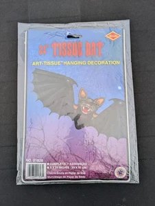 Vtg 80s 90s 1987 Beistle 24" Tissue Bat Hang Halloween Decor Classroom Vampire  - Picture 1 of 4