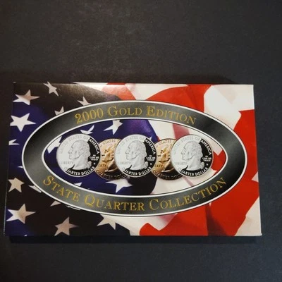 State Quarter Collection 2000 Gold Edition  Foto 1 de 4