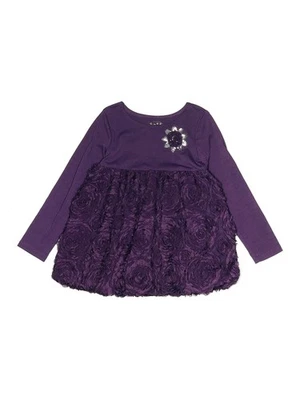 Pippa & Julie Girls Purple Dress 6 - Image 1 of 2
