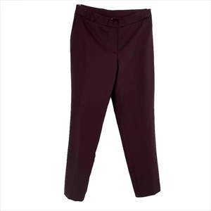 J.Jill Women's Essential Ponte Slim-Leg Pants in Dark Fig Size Medium - Picture 1 of 6