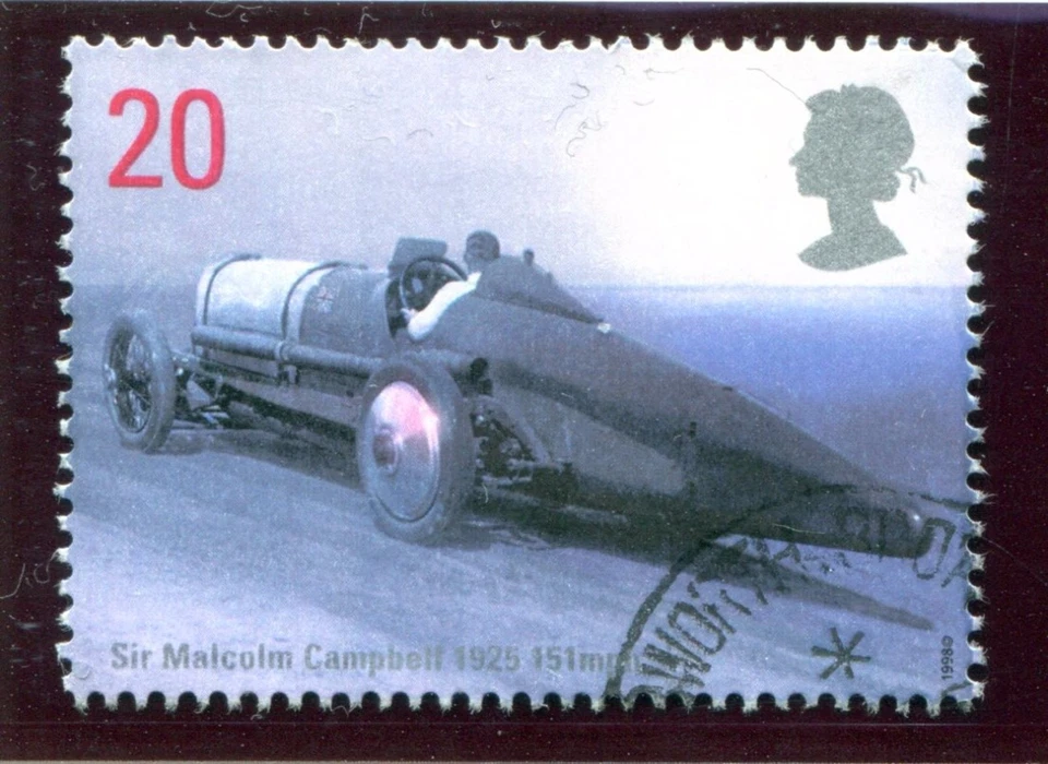1998 GB 20p Used. Sir Malcolm Campbell Bluebird. Land Speed Record. SG 2059 - Image 1 of 1