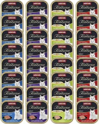 animonda Vom Feinsten Adult Fisch & Fleisch Vielfalt Nassfutter  32 x 100 g - Bild 1 von 4