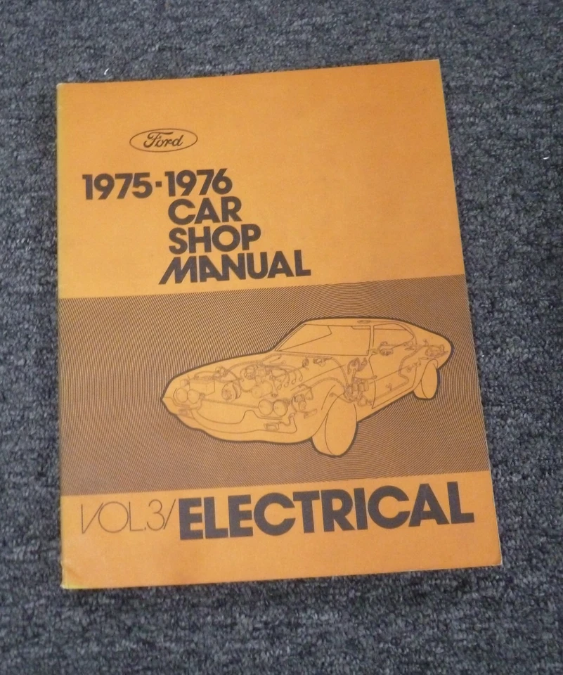 1975-1976 Lincoln Continental Mark IV Electrical Wiring Troubleshooting Manual - Image 1 of 1
