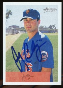 2002 Bowman Heritage KEN CHENARD Signed Card autograph AUTO mets rc