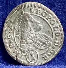 Haus Habsburg ( Leopold I. )  1 Kreuzer 1701