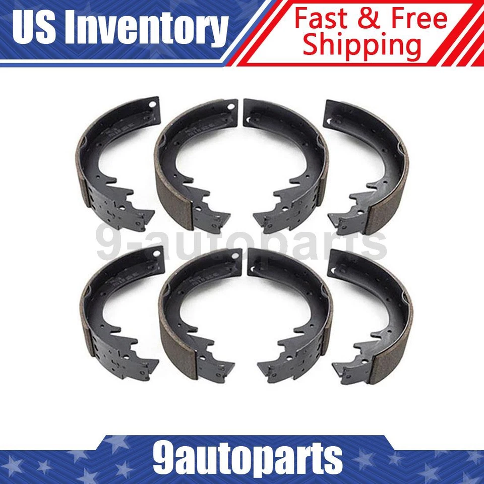 Передние и задние барабанные тормозные колодки для Jeep CJ3 1960 1961 1962 1963 1965 1966 годов выпуска - Изображение 1 из 4