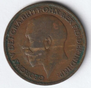 Reino Unido, Gran Bretaña, Inglaterra un 1 centavo, 1920 - Imagen 1 de 2