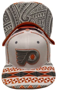 Zephyr NHL Philadelphia Flyers "Pukalani” Flat Bill SnapBack Hat NEW WITH TAGS - Picture 1 of 6