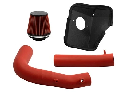 Cold Air Intake System for 2011-2019 Dodge Challenger 3.6L V6 Wrinkle Red Finish - Image 1 of 4