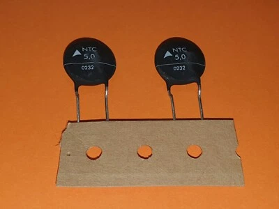 2x NTC Thermistor 5 Ohm EPCOS B57234 - Image 1 of 4