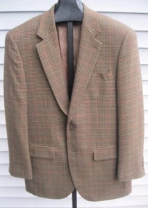 CLASSIC~Ralph Lauren Houndstooth 100% LAMBSWOOL Sport Coat Jacket 40R - Picture 1 of 5