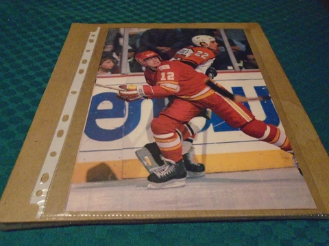 HAKAN LOBBS    POSTER COLOR    8 x 11 inches  CALGARY FLAMES Cover