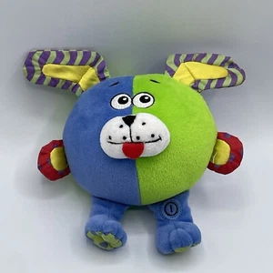 The First Years Welpe Hund Plüsch Ball mehrfarbig rund Vintage 2002 Crinkle Silly 6 Zoll - Bild 1 von 8