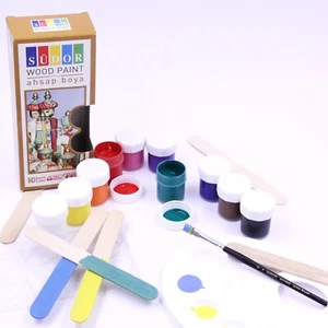 Malfarben zum Holzspielzeug-Bemalen, Farben für Spielzeug. Holzfarben Für Kinder - Bild 1 von 8