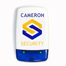 Dummy / Decoy Alarm Bell Box, Dual flashing LED's & printed security logo (C)