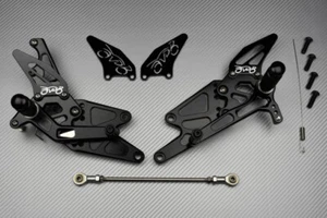 2020-2022 yamaha mt03 320 mt 03 mt-03 rh12 Adjustable Back Pedals AVDB Black - Picture 1 of 6