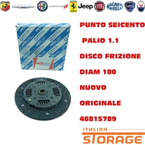 PUNTO SEICENTO PALIO 1.1 DISCO FRIZIONE DIAM 180 NUOVO ORIGINALE 46815789 - Picture 1 of 1