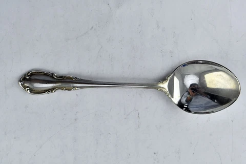 Legato by Towle Sterling Silver 6 1/2" Round Bowl Oval Soup Spoon 1.4 oz Cover