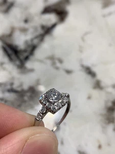 14k White Gold 1.5ct Ring - Picture 1 of 4