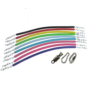 Cadena estable recubierta de goma (elección de color gancho a presión protector de puerta de caballo) - Imagen 1 de 10