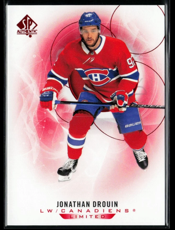 2020-21 SP Authentic Limited Red Jonathan Drouin #44 - Image 1 of 2