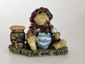 Jack Grenouille... The Wine Taster Wee Folkstone Ribbit and Co. frog #36702 - Picture 1 of 9