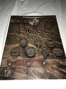 TSR AD&D PLANESCAPE - The Factoi’s Manifesto Manual! Excellent Condition! Rare! - Picture 1 of 6