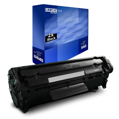 EUROTONE 2x Europcart Toner XXL Alternative für HP Q2612X 12X 3015-AIO 1012 3030-AIO