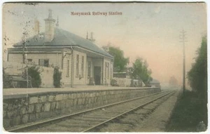 MONYMUSK RAILWAY STATION - Aberdeenshire Postcard (P1327) - Picture 1 of 2