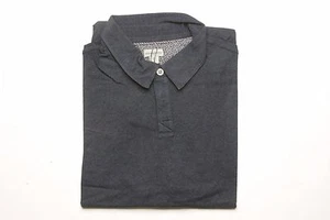 Ashworth Cotton Linen Heather Polo (M) AE4849 Navy Heather - Picture 1 of 1