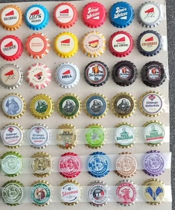 42 Kronkorken von Bier und Brauereien aus dem In- und Ausland - Bild 1 von 1