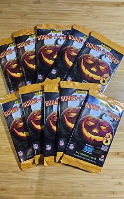 FITTED BLVD 2024 Panini Score-A-Treat NFL Trading Card Packs x 10