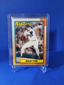 1990 Topps Baseball #1 Nolan Ryan Texas Rangers HOF - Picture 1 of 3
