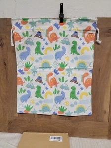 Dinosaurier Kordelzug Rucksack, Rucksack Schnurtasche Sporttasche Strandtasche 23"x18" - Bild 1 von 2