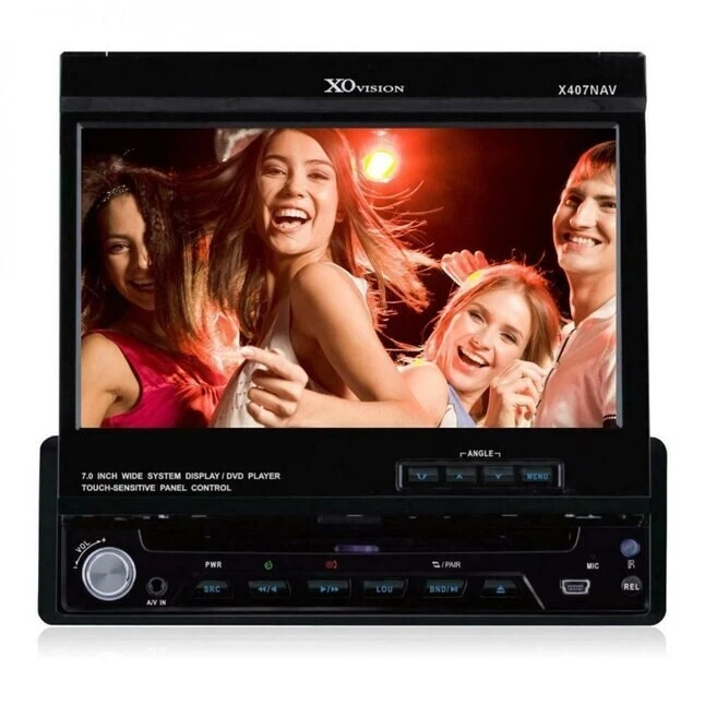 XO Vision XO407NAV in-Dash 7-Inch Touchscreen with DVD, CD, MP4 Receiver - Image 1 of 1