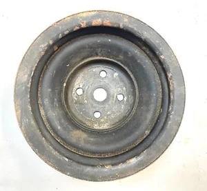 Polea ventilador AMC Jeep V8 304 360 Cherokee Wagoneer dos ranuras - Imagen 1 de 5