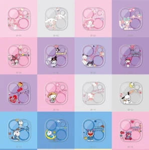 For iPhone 16 15 14 Pro Max Cartoon Tempered Glass Camera Lens Cover Protector - Picture 1 of 24
