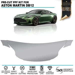 Bonnet Wings Clear Stone Guard PPF Paint Protection Film For Aston Martin DB12 - Picture 1 of 4