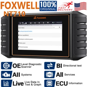 Escáner bidireccional FOXWELL NT710 para herramienta de diagnóstico sistema completo automático Jaguar - Imagen 1 de 17