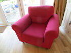 Big Red Comfy Armchair Large Used Good Cond