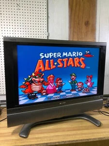 Sharp Aquos LC-32D6U 32" LCD TV for Retro Gaming 16:9 1080i RCA/RGB/S-VIDEO HDMI - Picture 1 of 12