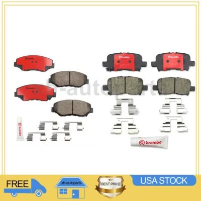 Подходит для Honda Pilot 2003–2008 годов выпуска комплект передних и задних дисковых тормозных колодок Brembo - Изображение 1 из 4