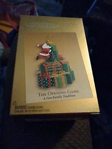 Hallmark Keepsake Ornament The Opening Game Fun Family Tradition Club Exclusive - Picture 1 of 12