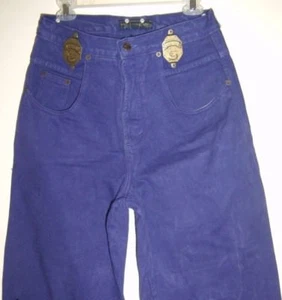 Pantalones de mezclilla sueltos holgados con botones de hip hop Karl Kani raros de colección verdaderos talla 30X30 - Imagen 1 de 10